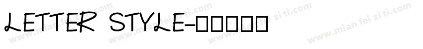 LETTER STYLE字体转换